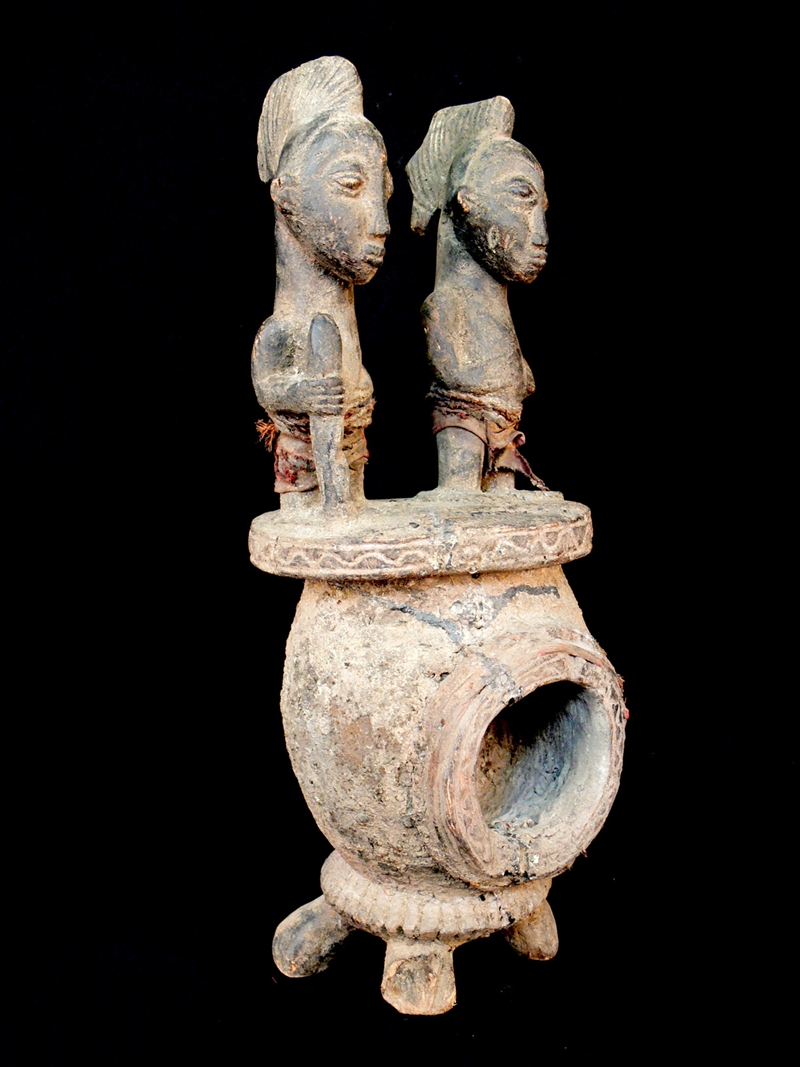 Pot à oracle Yoruba (1091) Pots Yoruba Art africain nigeria