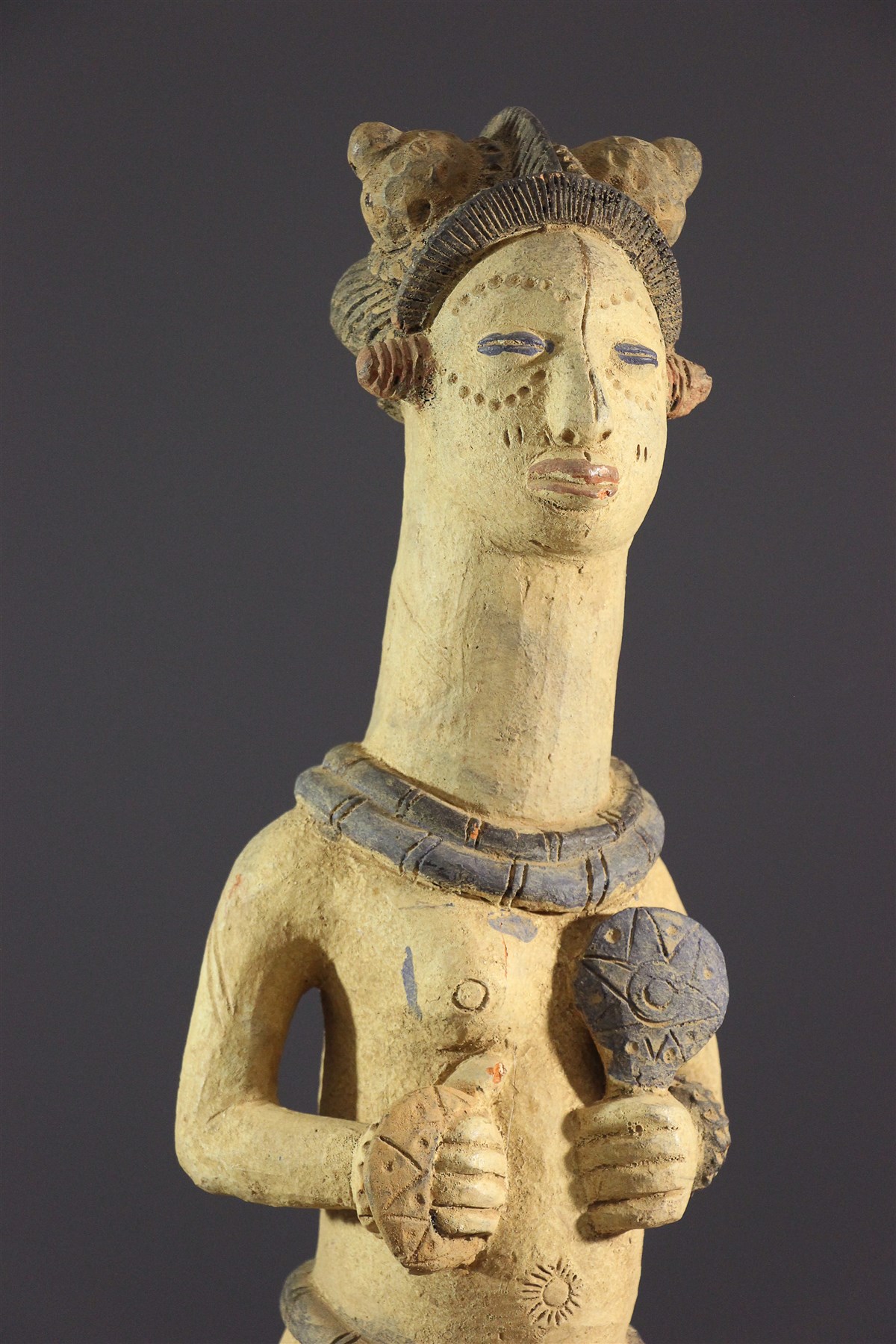 Statue de divinité Mbari Igbo Art africain Statues africaines