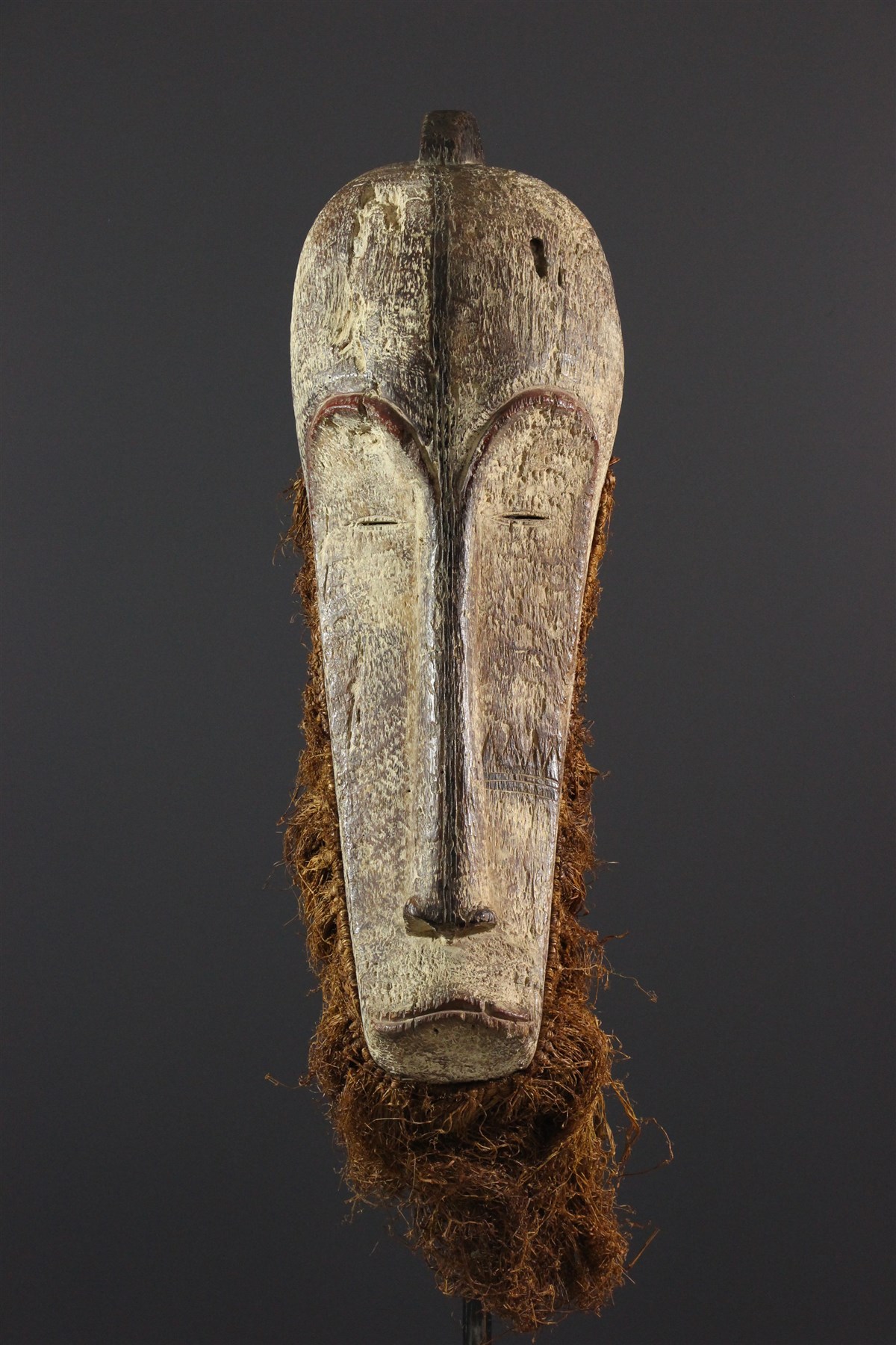 MASQUE AFRICAIN FANG Ngil| Masque en bois | Masque Tribal Gabon | Art Africain EUR 99,00 - FR