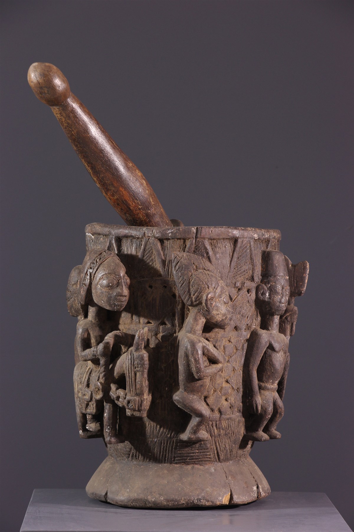 Pot Yoruba (11550) Jarres, amphores, pot, matakam Yoruba Art africain
