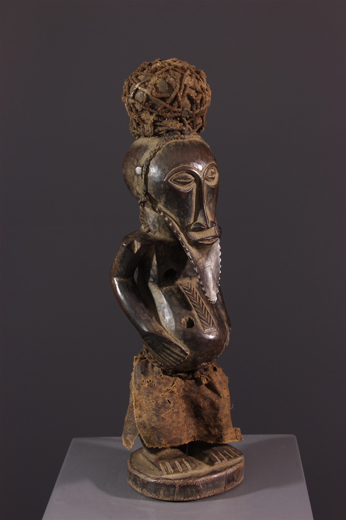 Statue d'ancêtre - Bois dur - Ancienne Statue Africaine