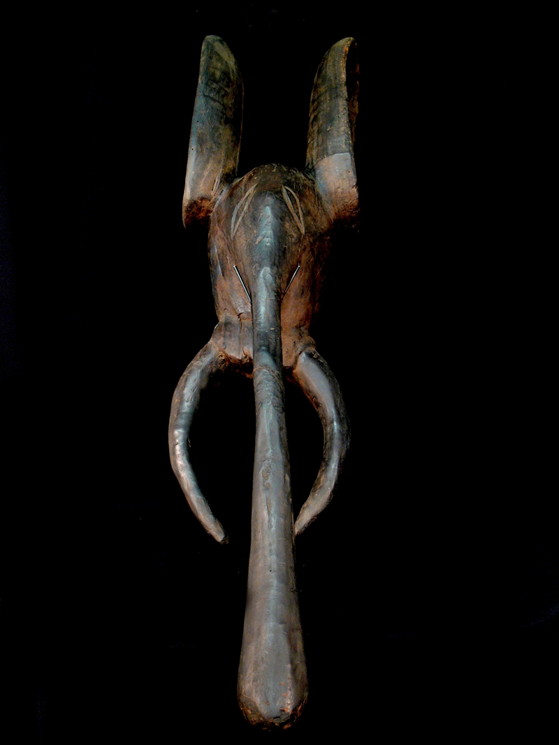Masque elephant Bamileke (1271) - Masque africain, art tribal, art 