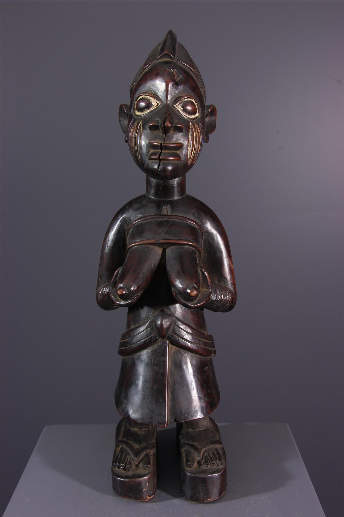 Statue Yoruba (12758) Statues africaines Yoruba Art africain
