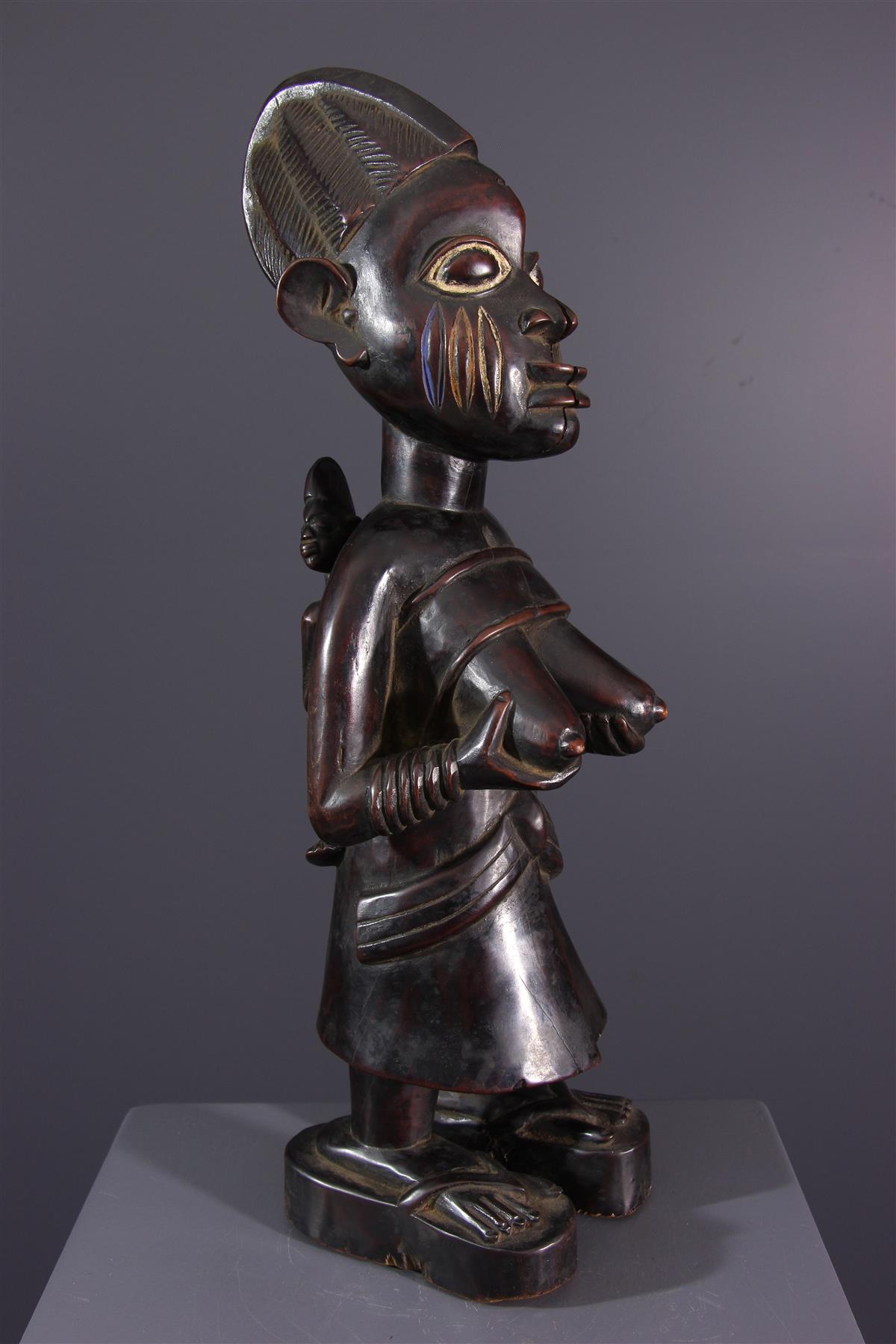 Statue Yoruba (12758) Statues africaines Yoruba Art africain