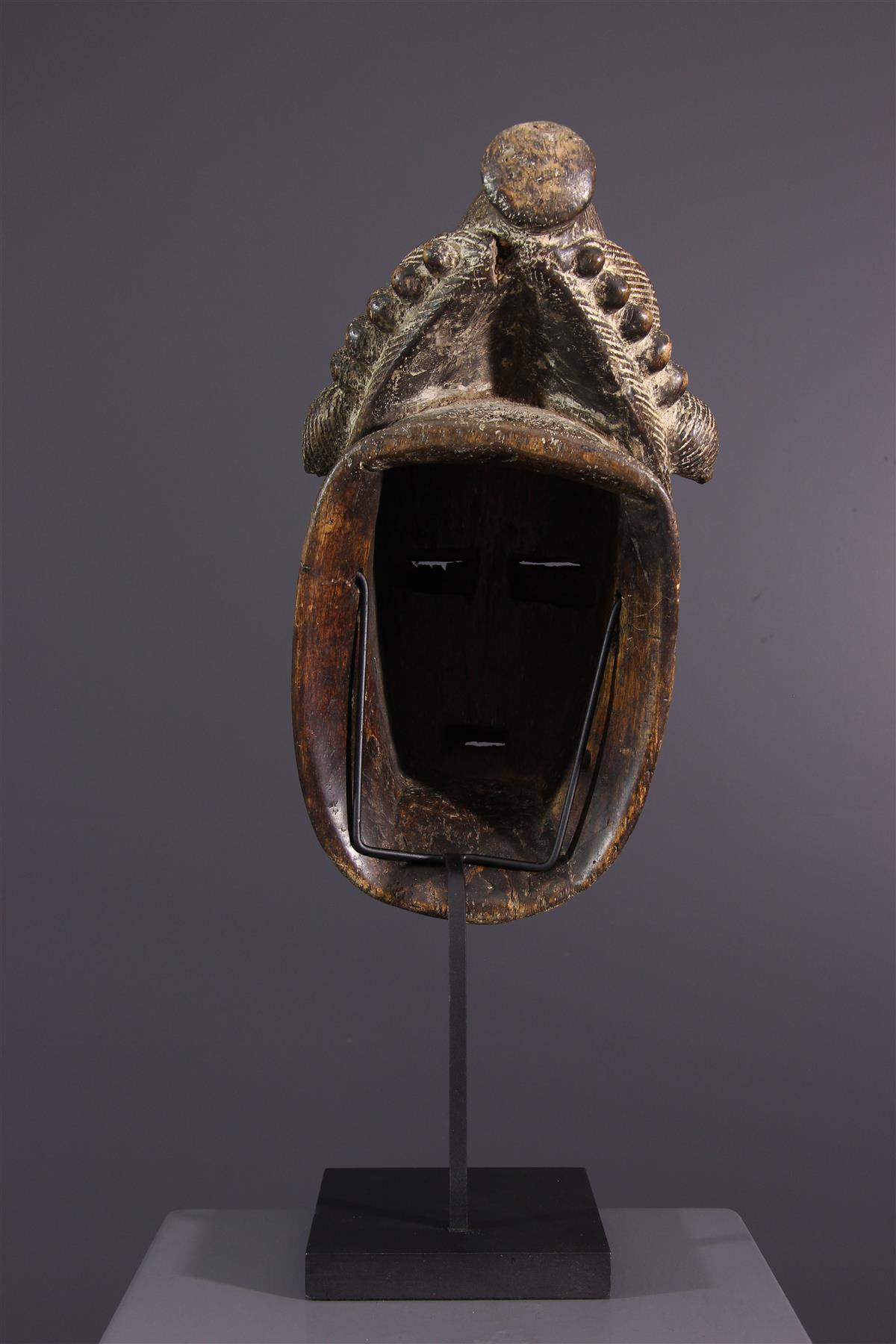 Masque Africain Baoulé Ancien En Bois - Art Tribal - Pièce Authentique