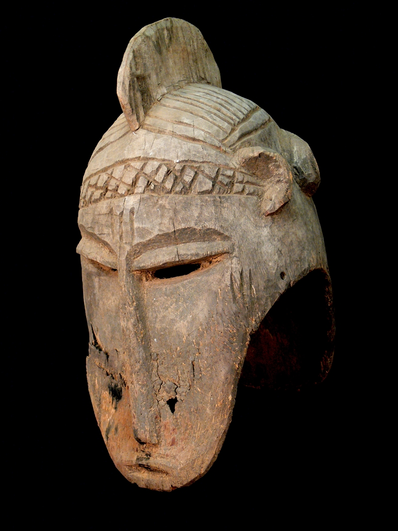 Bozo mask (1300) - African mask, tribal art, primitive art Bozo