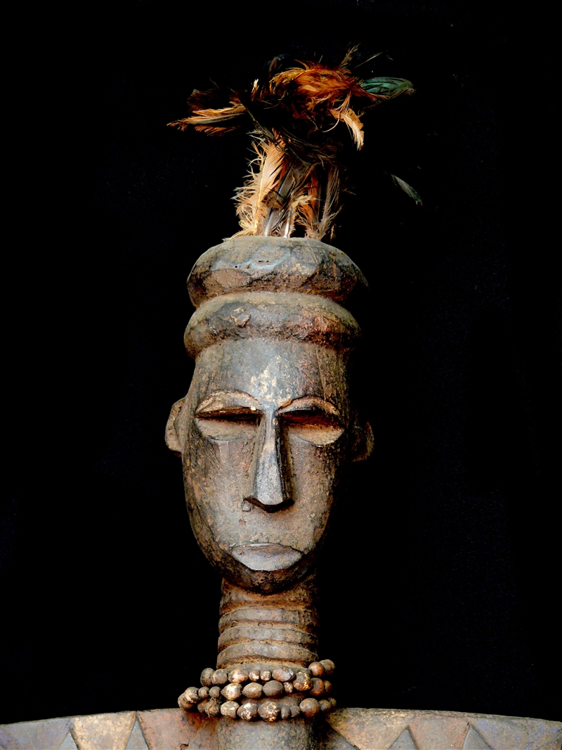 Ibibio Altar (1320) African statues tribal fetish, maternity