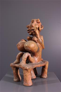 Statue Diola (13236) - Statuettes Diola - Art africain Sénégal