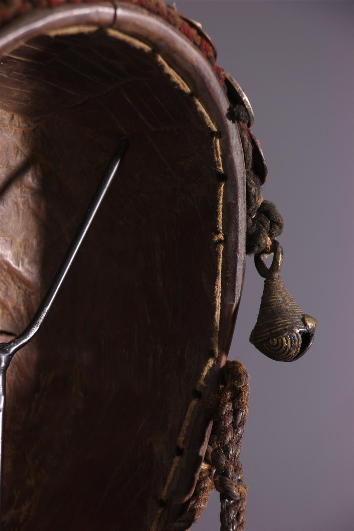 Masque Tshokwe/Chokwe – Art Africain Traditionnel Du Congo/Angola, Pièce Ethnique Décorative