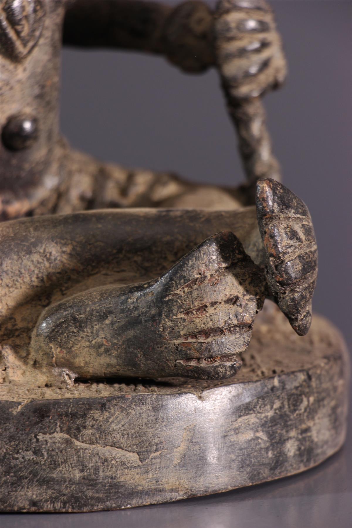 Bronze Yoruba (13869) Statues africaines Yoruba Art africain