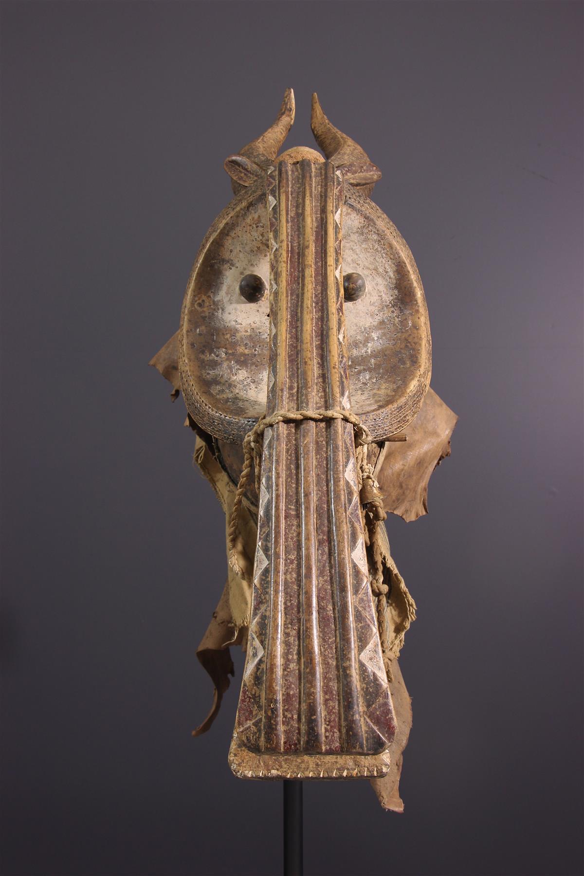 Masque Kplé-kplé (18259) - Masque africain Baoule - Art africain