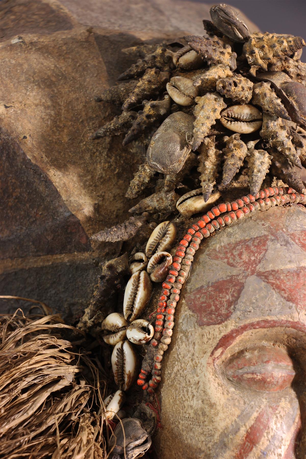 Bushoong Masque Bushoong (16703) - Masque africain Kuba - Art africain