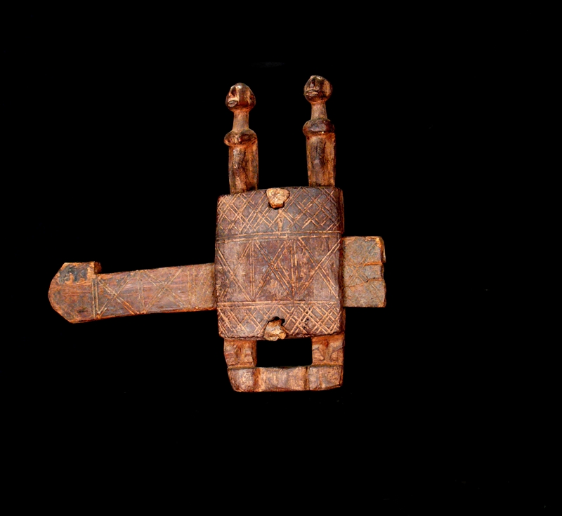 Dogon Door Lock (1785) - Dogon locks, Bambara locks Dogon