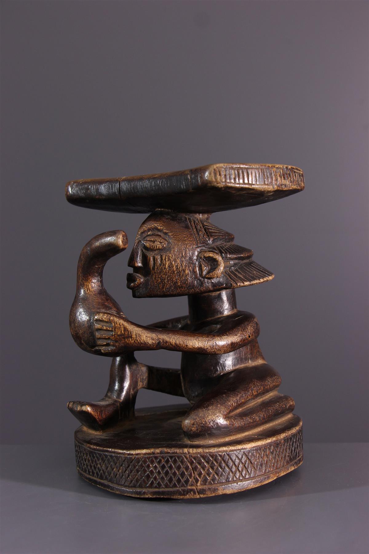 Appuie-tête Africain Ancien - Art Ethnographique - Fait Main En Éthiopie - Objet De Décoration