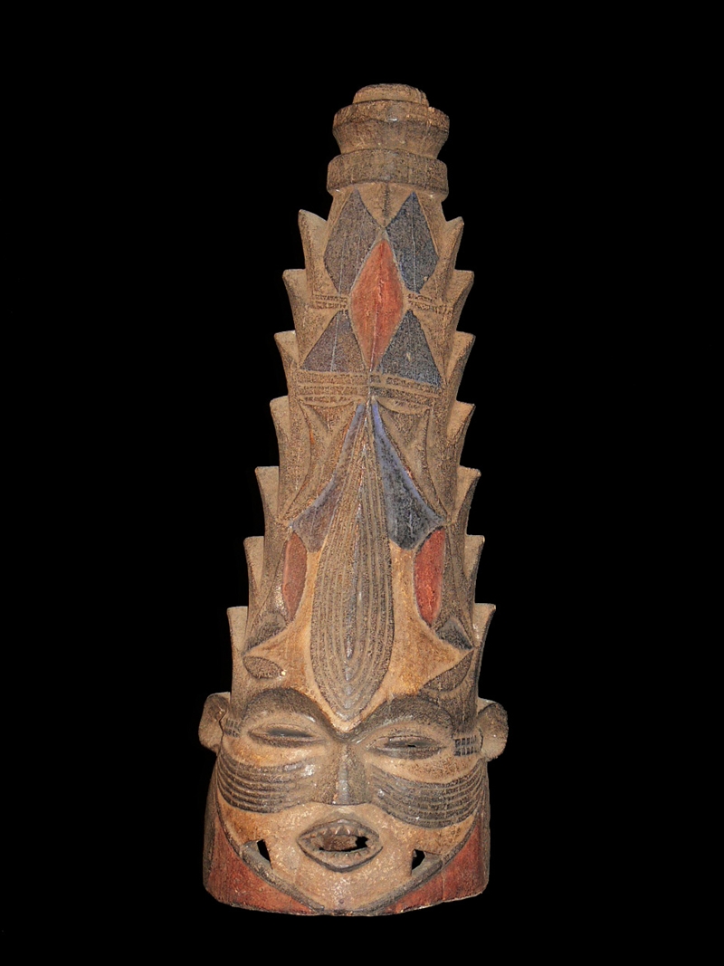 Mende mask (2057) African mask, tribal art, primitive art Mende