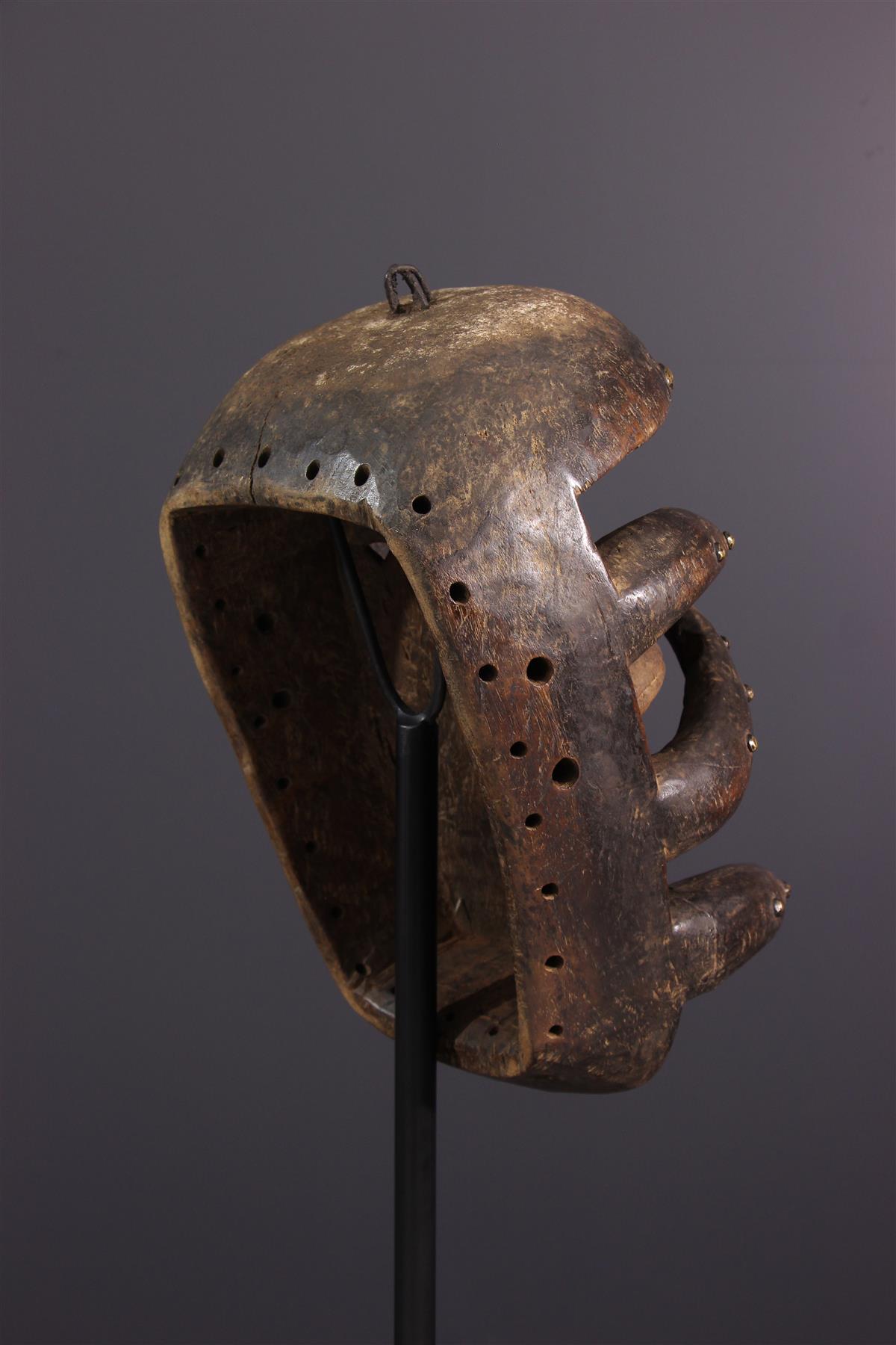 Art Africain Arts Premiers - Ancien Masque de Portage Dan Guéré - 22 Cms