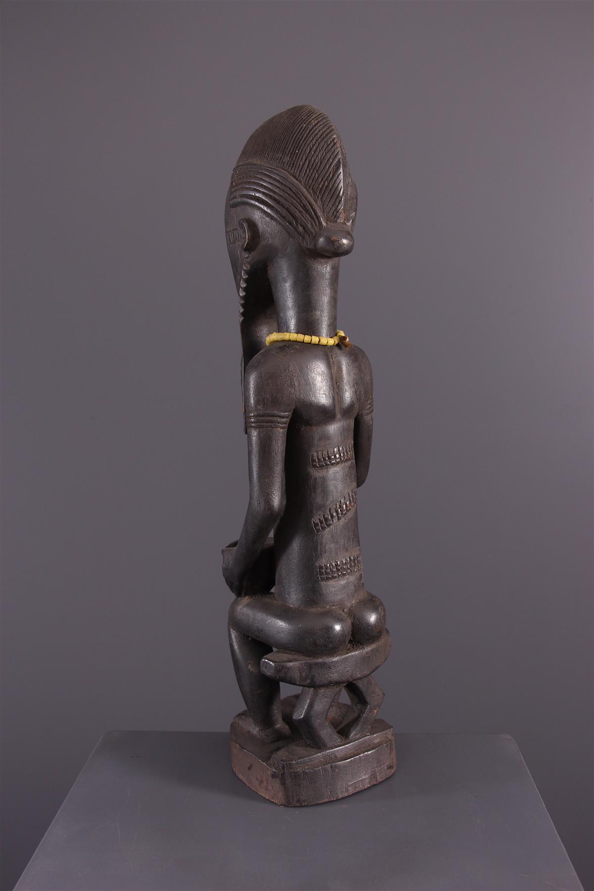 Statuette de fertilite - Luba / Baluba - RDC Zaire - Objet n° - Galerie Bruno Mignot