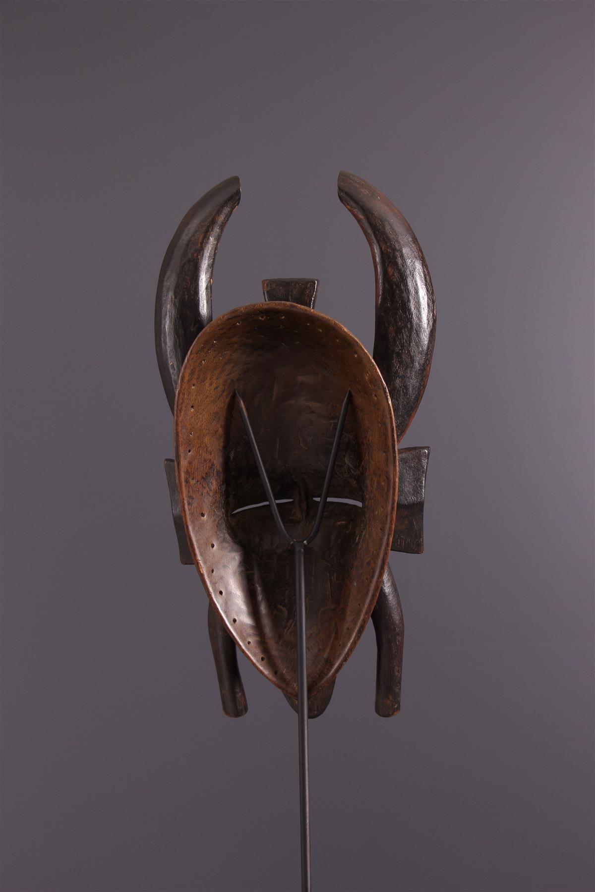 Masque Senoufo Ancien – Côte D'Ivoire, 39 Cm, Bois Sculpté (art Tribal)