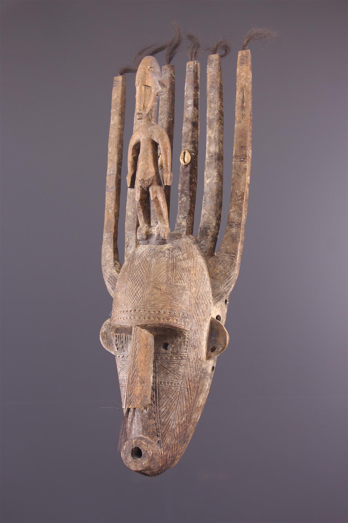 Masque Bamana Ntomo - Masques africains d'initiation au Mali