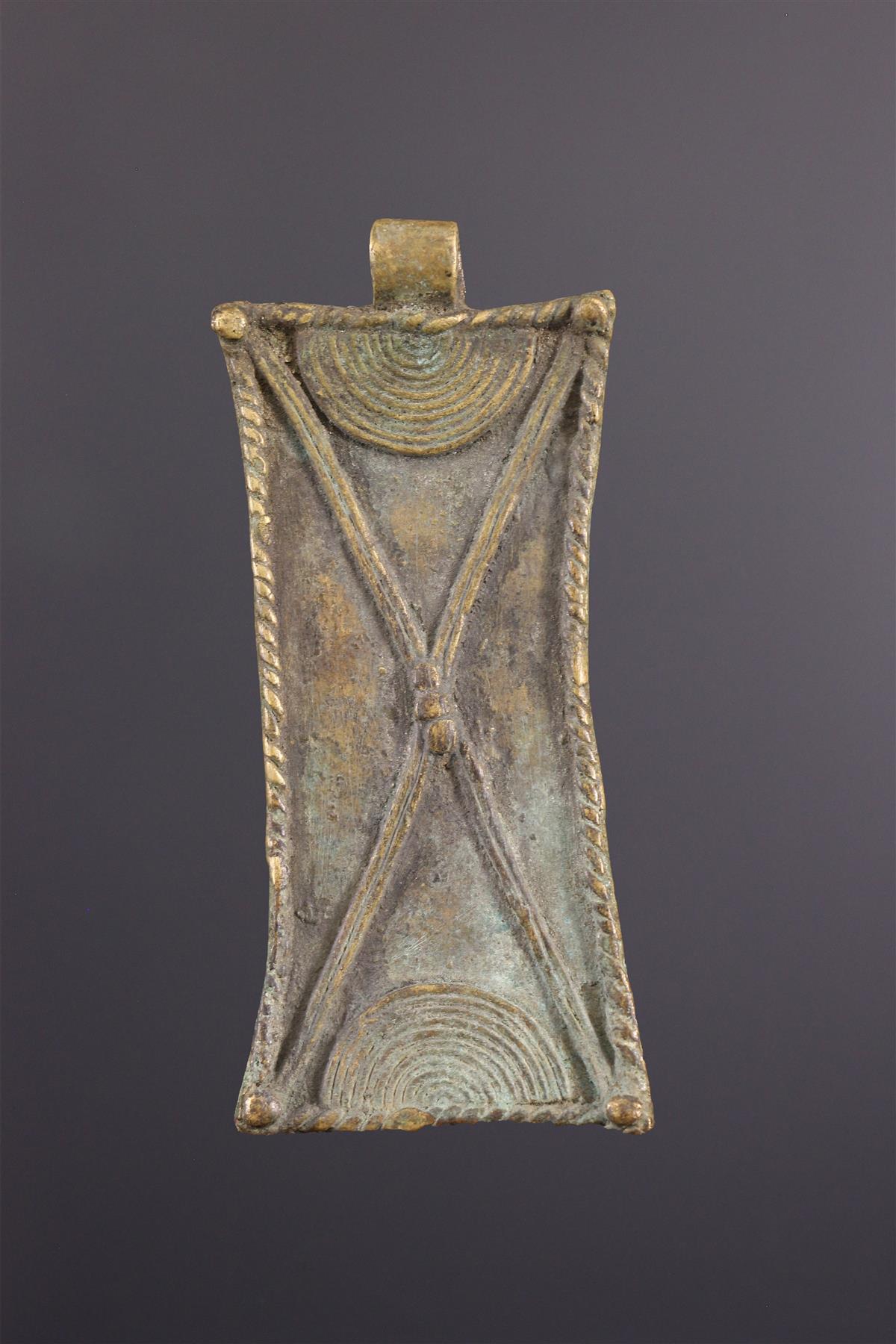 Poids Akan Ashanti Poisson pour peser l'or - bronze - Art