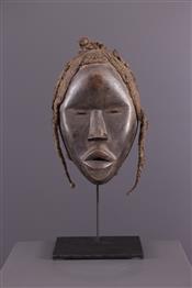 Masque Tribal Africain DAN / YACOUBA – Art Premier Ancien – Côte D'Ivoire – Bois Et Cauris