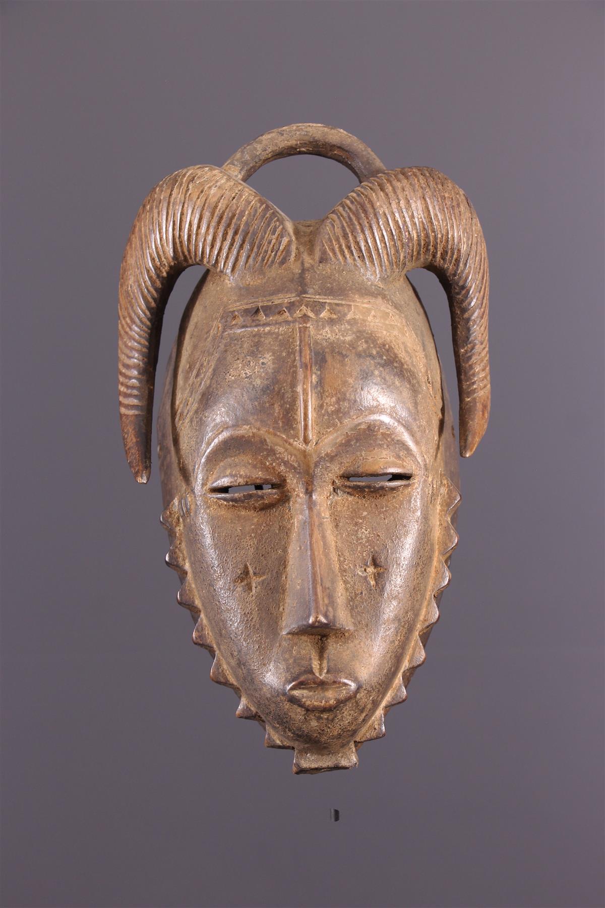 Masque Traditionnel Yaouré (Yahure) - Baoulé - Côte D'Ivoire - Bois Sculpté - Pièce Ethnique