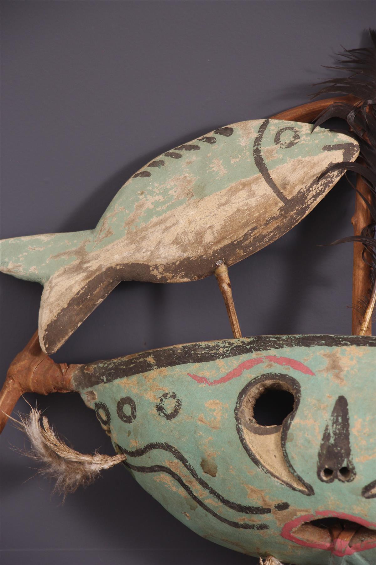 Masque Inuit, Alaska, fin XIX ème siècle - Art