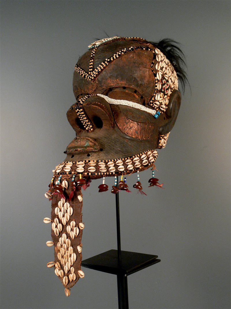 Kuba Bwoom Mask (3190) - African mask, tribal art, primitive art
