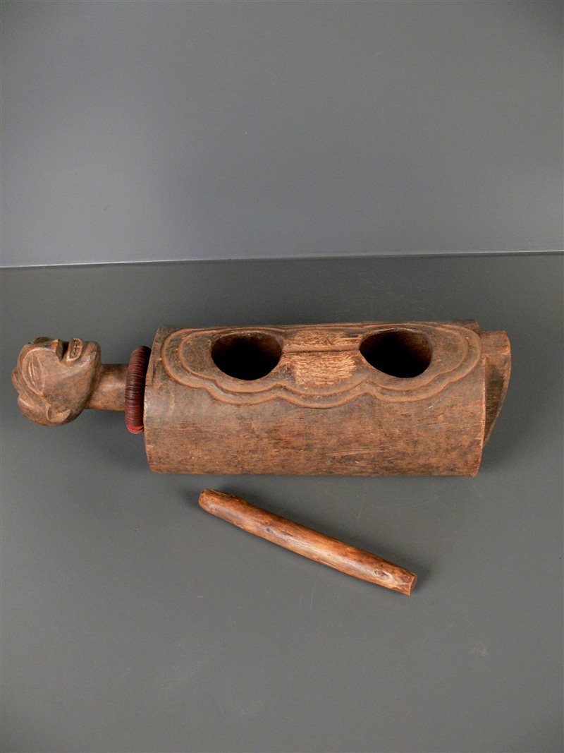 Kwese slit drum (3199) - Music Kwese - African art RDC