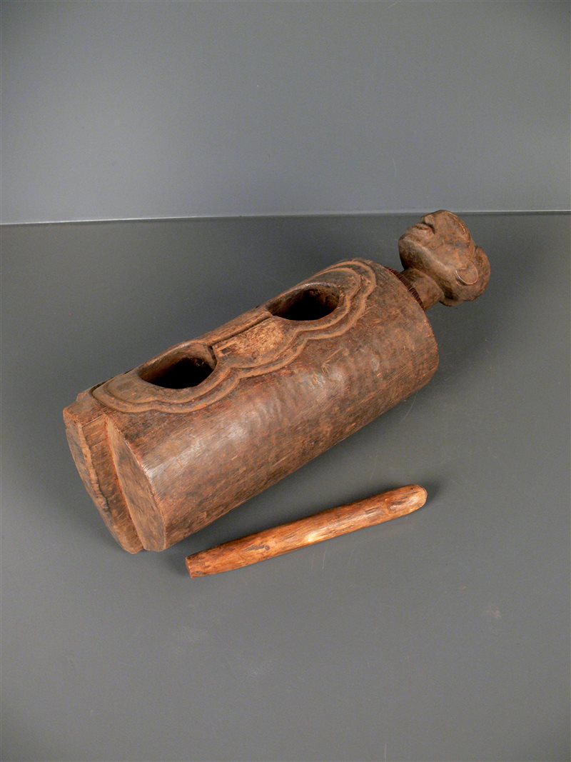 Kwese slit drum (3199) - Music Kwese - African art RDC