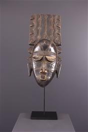 Masque Araignée Bété - Art Tribal Premier Ancien Africain - Côte D'Ivoire - Bois