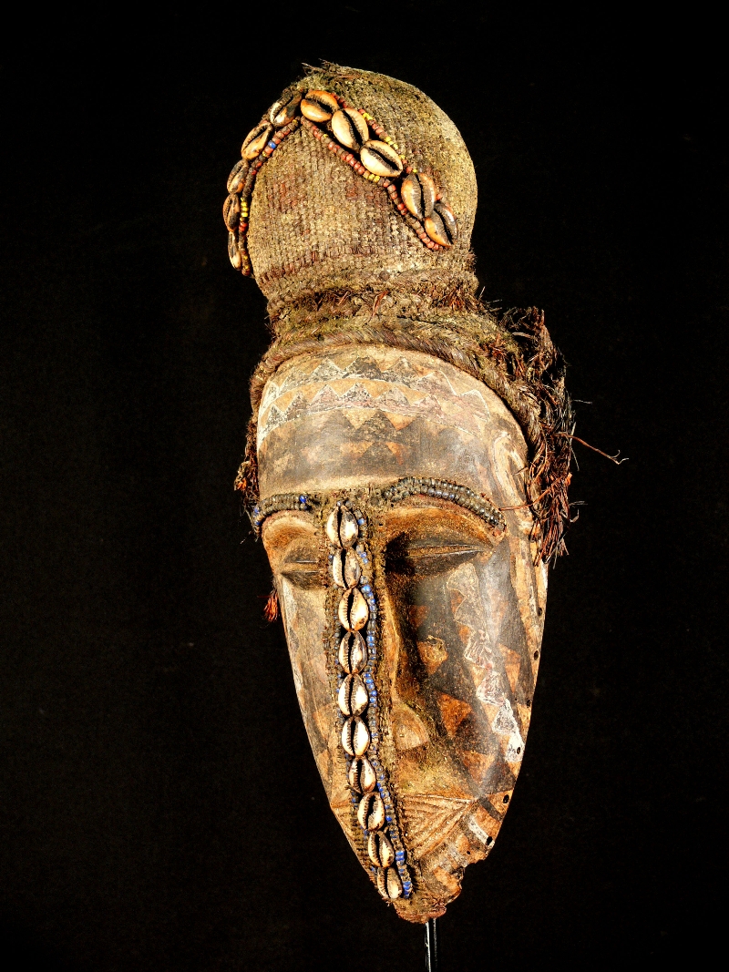 Kuba mask (339) African mask, tribal art, primitive art Kuba