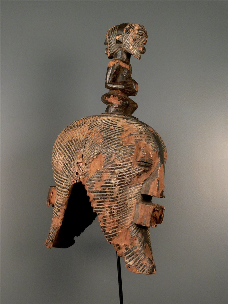 Janus Mask Songye Kifwebe Janus Mask (3502) - African mask, tribal art, primitive art