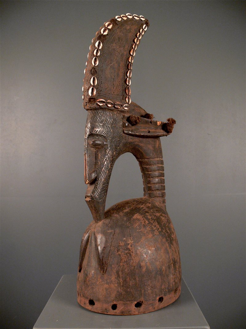 Bozo mask (3922) - African mask, tribal art, primitive art Bozo