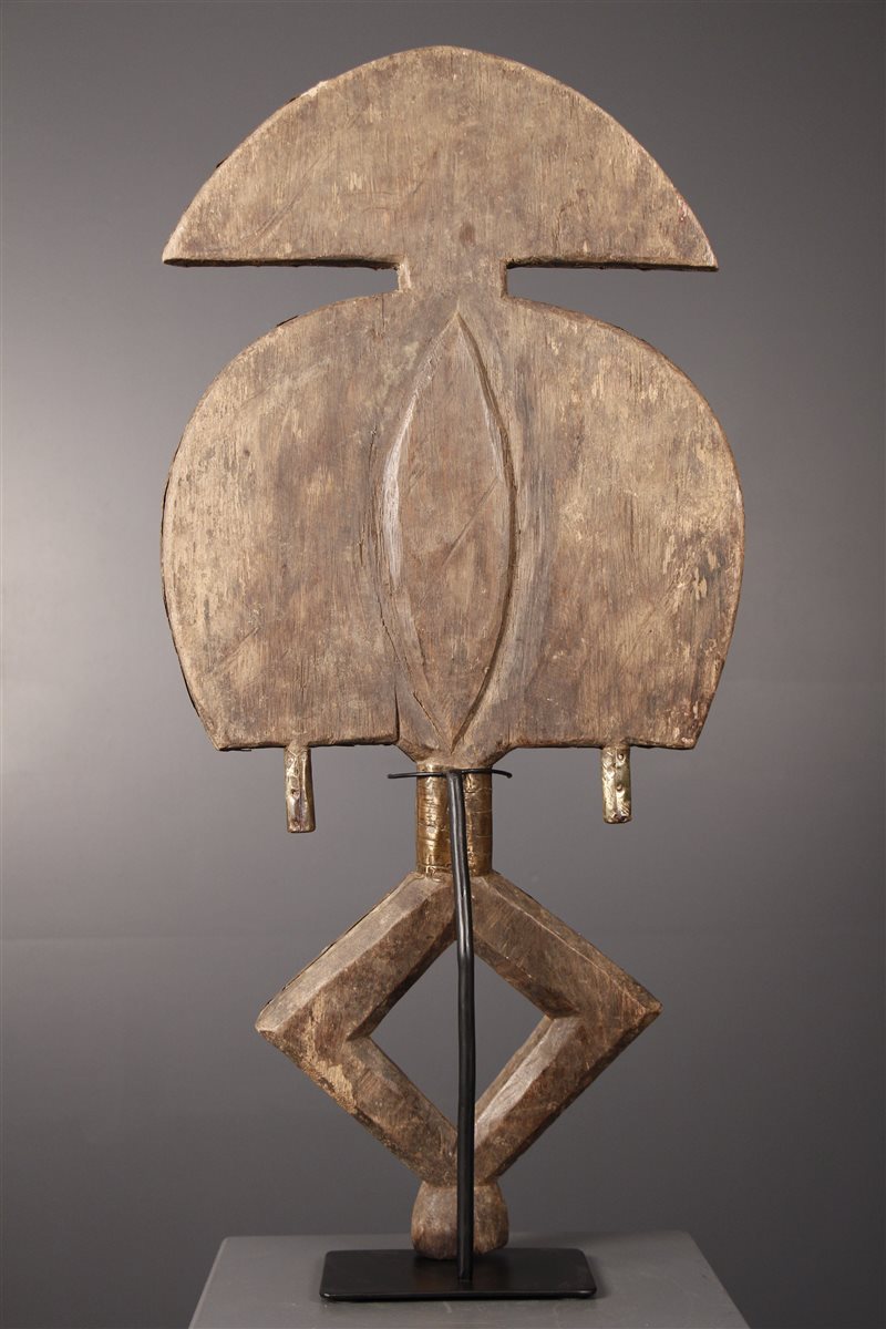 Statuette Africaine Bakota - Reliquaire En Bois - Art Africain Original
