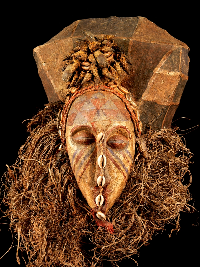 Kuba mask (562) African mask, tribal art, primitive art Kuba