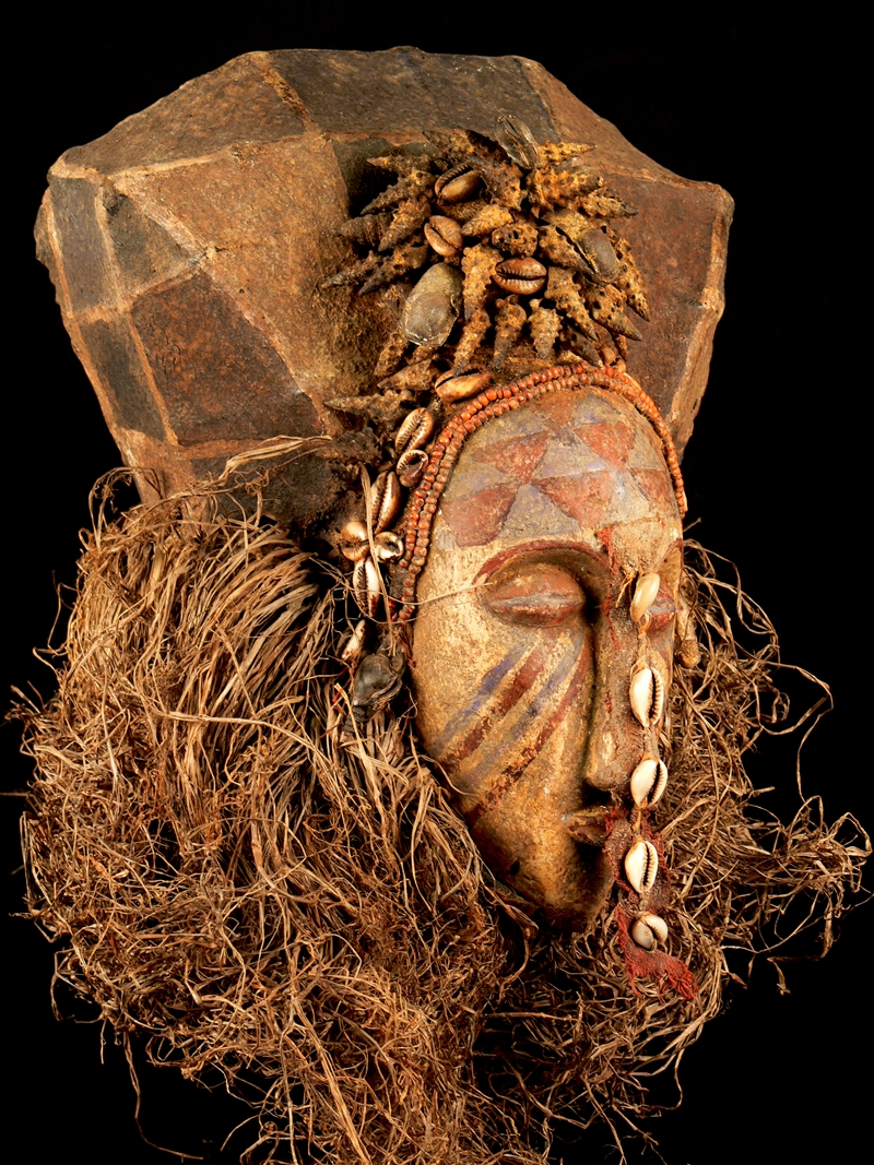 Kuba mask (562) African mask, tribal art, primitive art Kuba