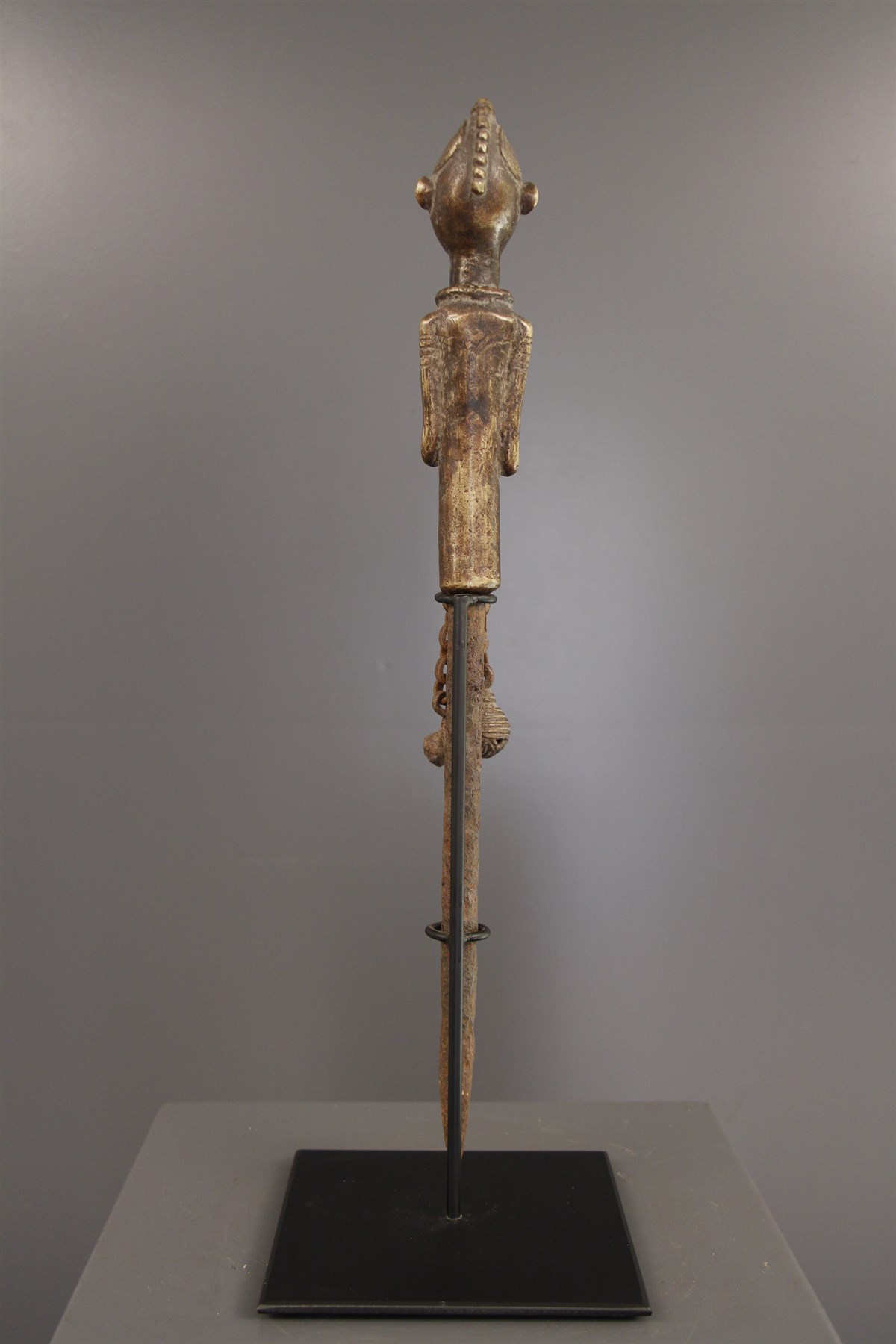 Sceptre rituel Edan Oshugbo Yoruba (5965) - Sceptres Yoruba - Art africain