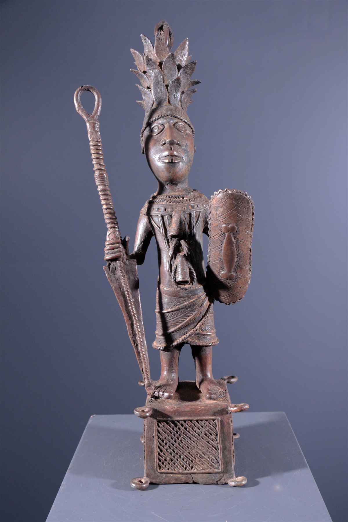 Statue Roi Yoruba (7113) Statues africaines Yoruba Art africain